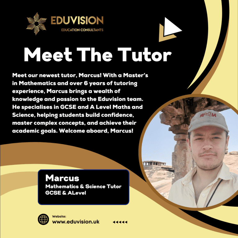 Tutor Miber Meet the newest member of our team! - Eduvision